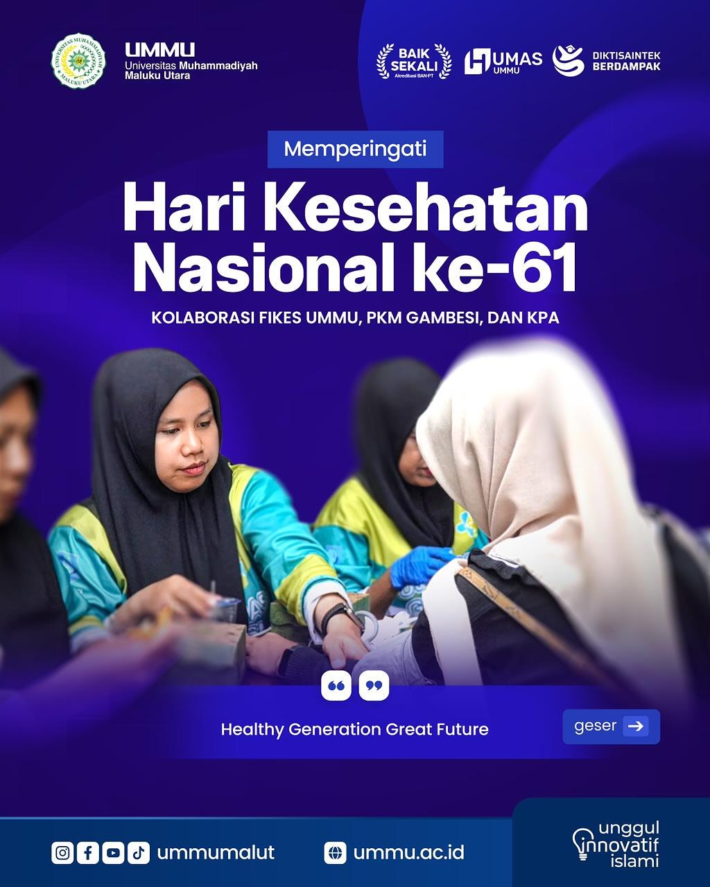 HARI KESEHATAN NASIONAL KE-61